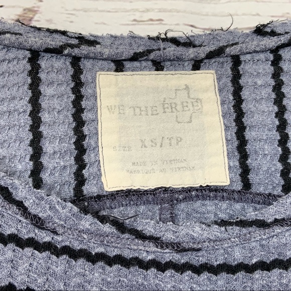 Free People We The Free Auntie Em Thermal Top - Picture 3 of 5